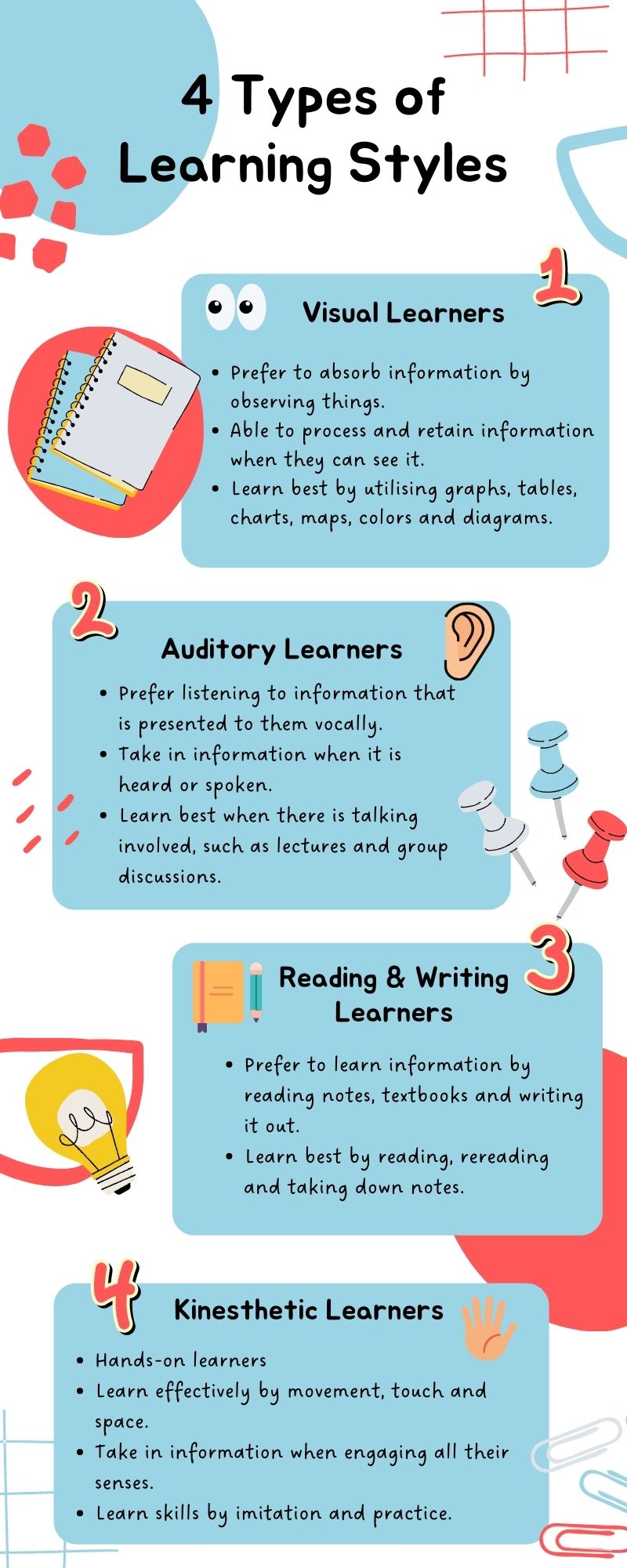 4 Types of Learners in Education
